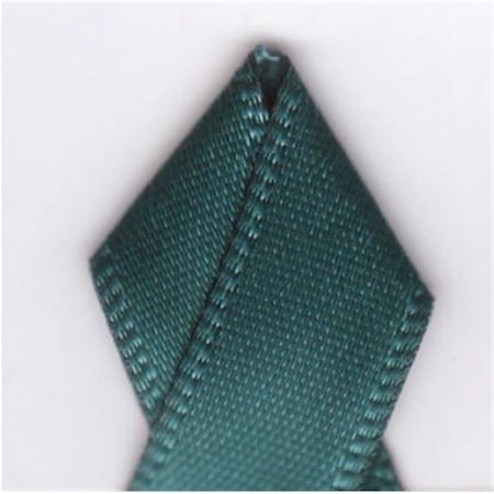 Papilion Papilion R074300120347100Y .5 in. Single-Face Satin Ribbon 100 Yards - Teal R074300120347100Y